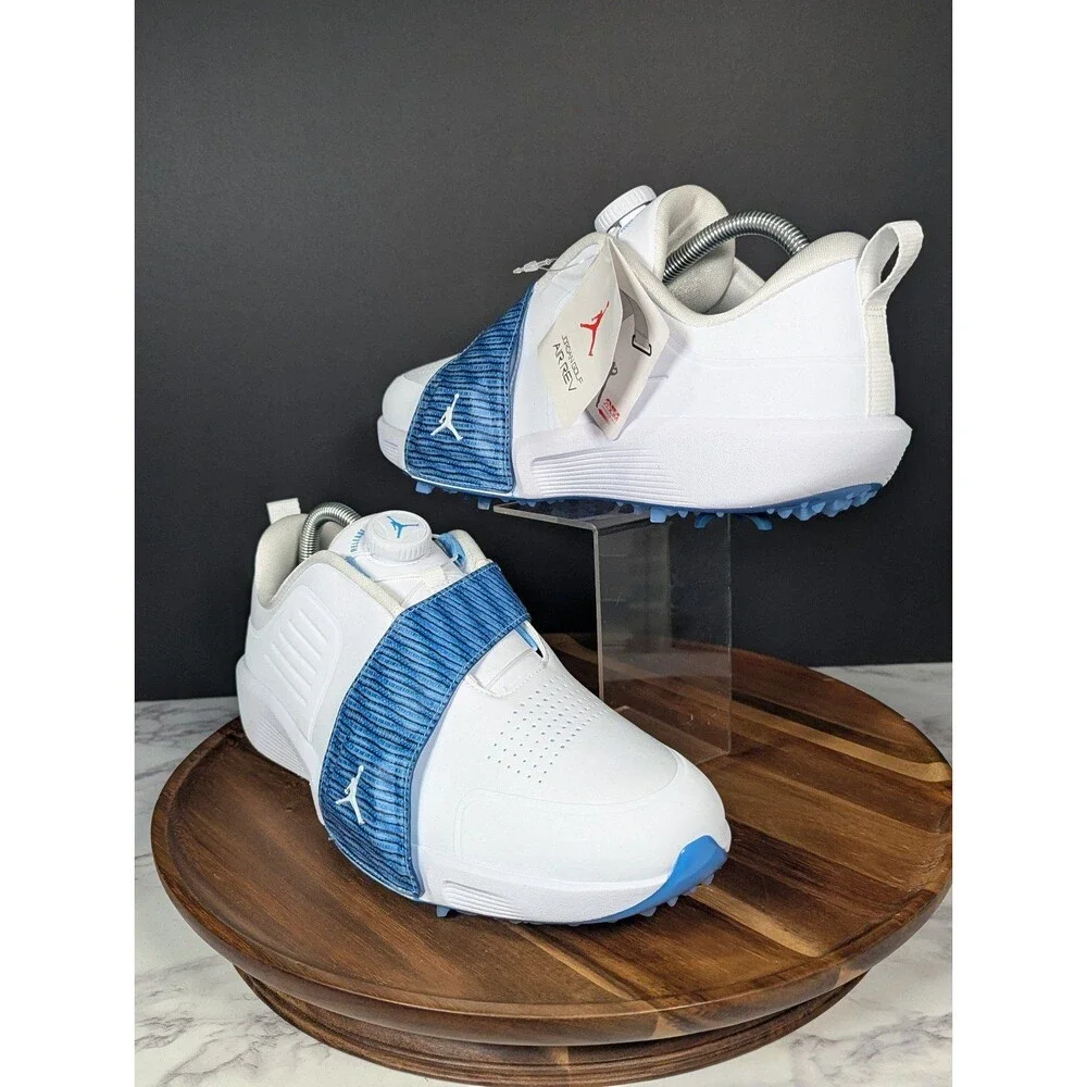 Jordan Air Rev Golf Shoes White University blue FV6338 101 Mens Size 9.5